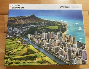 Oahu Waikiki Hawaii 1000 Piece Jigsaw Puzzle Posse Challenging Complete - Picture 1 of 3