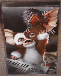 Gremlins Gizmo vs Critters Glossy Art Print 11 x 17 In Hard Plastic Sleeve - Picture 1 of 1