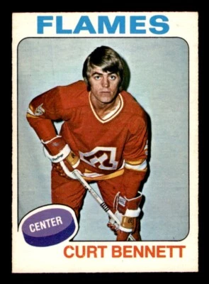 1975 OPC O-Pee-Chee Hockey #8 Curt Bennett EX/MT *e1 - Image 1 of 2