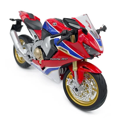 1/9 Honda CBR1000RR HRC Motorcycle Model Diecast Toy Vehicle for Kids Boys Red - Image 1 of 4