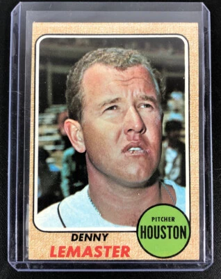 1968 Topps Set-Break #491 Denny Lemaster EX-EXMINT * - Image 1 of 3