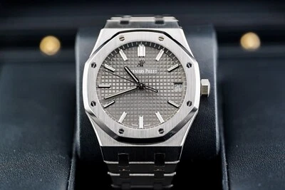 AUDEMARS PIGUET ROYAL OAK 15500ST 41mm GRAY RHODIUM DIAL WATCH (Fullkit) - Image 1 of 4