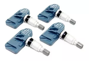 4 2006-2021 TPMS Tire Pressure Sensors for Mercedes w/Silver Aluminum Valve - Picture 1 of 4
