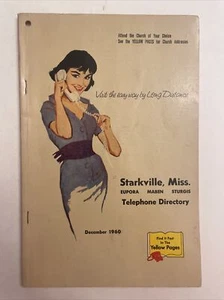 1960 Starkville , MS Southern Bell Telephone Directory - Picture 1 of 7