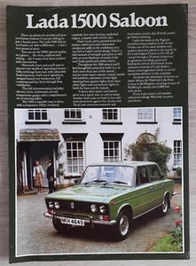 Lada 1500 Saloon Leaflet / Brochure c.1978 - Picture 1 of 2
