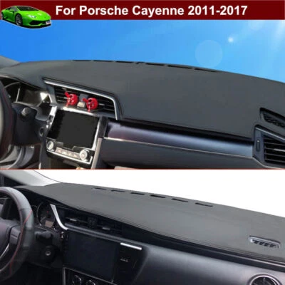 For Porsche Cayenne 2011-18 Leather Non-slip Dash Board Mat Dashboard Carpet 1p Foto 1 de 4