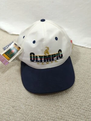 Gorra de béisbol vintage de los Juegos Olímpicos de Atlanta 1996 The Game Snapback nueva con etiquetas Foto 1 de 4