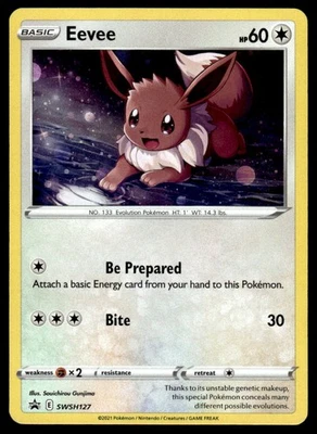 Pokemon TCG SWSH: Sword & Shield Promo Cards #SWSH127 Eevee NM - Image 1 of 2
