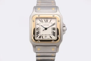 Cartier Santos Galbee 187901 Stainless Steel & 18k Yellow Gold 29mm Watch - Picture 1 of 8