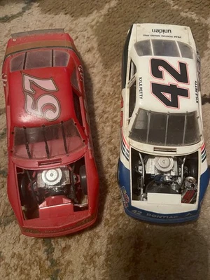 Vintage 80's Nascar Kyle Petty Hut Stricklin Monogram Model Car Junkyard or Part - Image 1 of 2