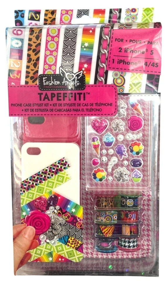 Funda de teléfono iPhone 5/4/4S Moda Ángeles Tapefitti Kit artesanal + cintas y accesorios Foto 1 de 4