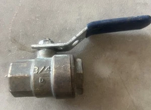 Nibco 3/4" Brass Ball Valve 125 SWP 400 WOG - Picture 1 of 3