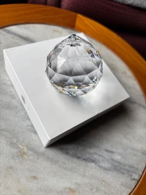 Prisma de cristal Feng Shui transparente facetado Swarovski 50 mm  Foto 1 de 4