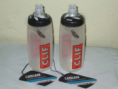 Garrafas de água Camelbak Podium (2), Clif Bar, 21 oz, transparente - Imagem 1 de 2