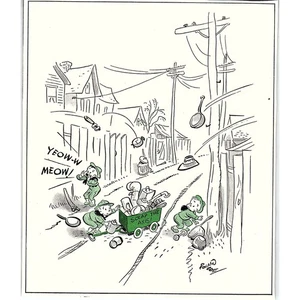 WWII Political Cartoon Scrap the Axis Poland Coe 1943 WWII Magazine Ad AG4-3 - Picture 1 of 2