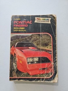 Pontiac Firebird Trans-Am 1970-1980 Shop Repair Service Manual Wiring Diagrams - Picture 1 of 10