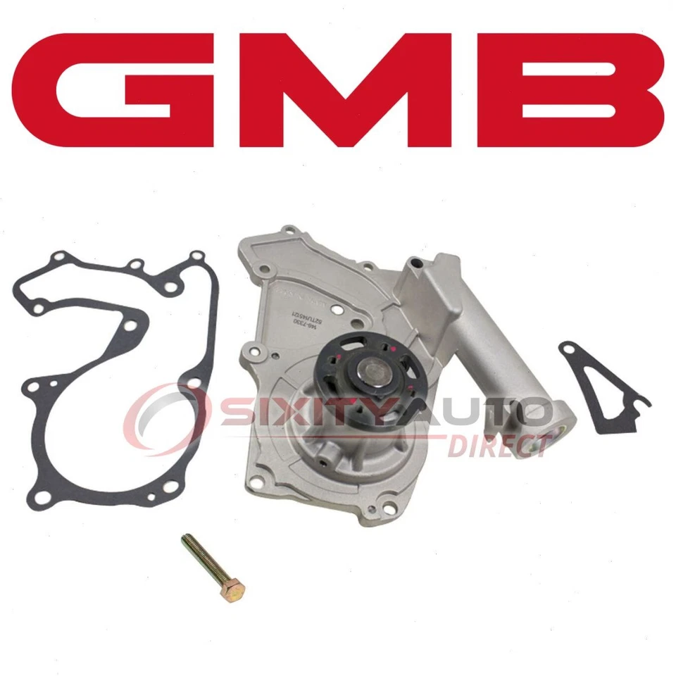 GMB Water Pump for 2009-2011 Kia Borrego 3.8L V6 - Coolant Antifreeze Engine qe Foto 1 de 4