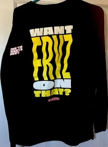Camicia manica lunga Sheetz Want Fryz On That Employee taglia media nera tasca nuova - Foto 1 di 5