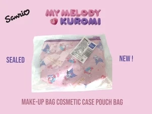 Estuche de cosméticos de maquillaje Sanrio My Melody & Kuromi bolsa sellado de fábrica - ¡Nuevo! - Imagen 1 de 2