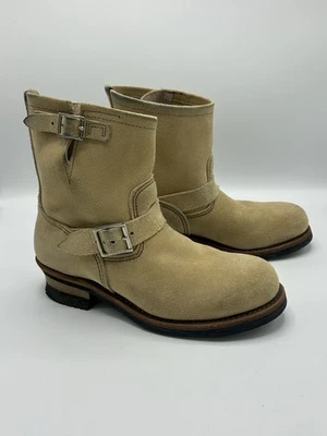 Botas de Ingeniero Ala Roja 9.5 Puntera de Acero Tostada Áspera Mercado Japonés Foto 1 de 4