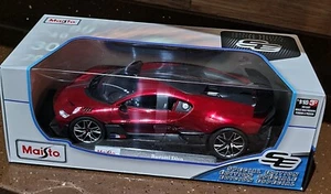 ⭐️Maisto 1:18 Scale - Bugatti Divo - Red and Black - Diecast Model Car - Picture 1 of 6