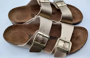 BIRKENSTOCK GOLD ARIZONA - UK 7,5, EUR 41 SCHMAL - Bild 1 von 13