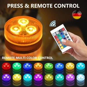 RGB LED Unterbauleuchte Vitrinenbeleuchtung Schrankleuchten mit Fernbedienung DE - Bild 1 von 13