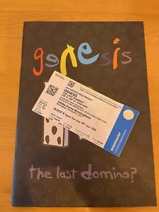 Genesis Last Domino Tour Programme And Ticket - Imagen 1 de 3