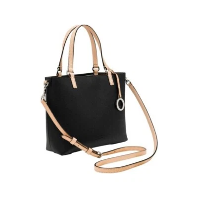 Bolso Bandolera Bolso de Hombro Oroton Negro Estate Mini Cuero Saffiano Foto 1 de 4