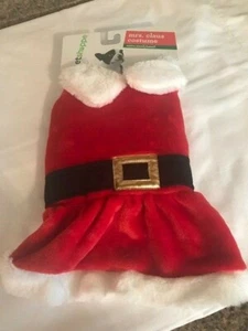 Mrs Claus Dog Suit Red Extra Small/Small Easy Closure - Picture 1 of 3