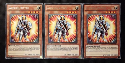 Yu-Gi-Oh! 3x Aufzieh-Ritter, PHSW-DE023, Rare, 1. Auflage, Deutsch, NM/NM/EX - Bild 1 von 4