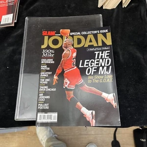 Michael Jordan Slam Edición Coleccionistas Revista La Leyenda de MJ Con Estuche de Plástico - Imagen 1 de 3