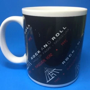 Rock and Roll Hall of Fame Mug Inaugural Year 1995 Cleveland CLE Ohio - Picture 1 of 8