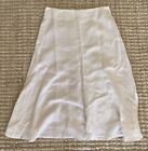 Jac + Jack White Linen Skirt, Size 10