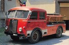 D3427) VIGILI DEL FUOCO DI CANZO COMO FIAT 640 AUTOPOMPA 1944