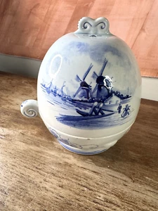 Delfter Blau, Schoonhoven Made in Holland, 7" Eierkarton - Bild 1 von 5