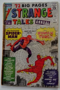 Comic Book- Strange Tales Annual #2 1st Torch & Spider-Man 1963 - Picture 1 of 24