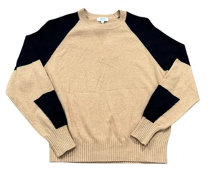 Reiss Womens Crewneck Cashmere Blend Sweater Brown Size X-Small FREE Shipping - Afbeelding 1 van 4