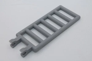 Lego 5x Leiter 7x3 bar with clips 6020 hellgrau light bluish gray - Picture 1 of 1