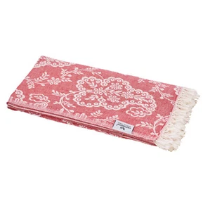 Hamam Cloth Floral Paisley Red Beach Cloth Sauna Cloth 90x175cm 100% Cotton - Picture 1 of 8