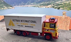 Camion Vintage Truck SCANIA Astran International LB140 1989 Die Cast Model 1/43 - Foto 1 di 8