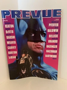 Mediascene Prevue Magazine Vol 2 #48 August 1992 Batman Returns Michael Keaton - Picture 1 of 3