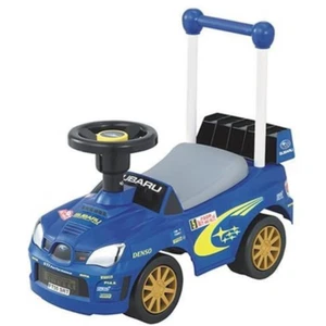 SUBARU IMPREZA WRC Foot Kick Ride-on Toy Very Good Condition from Japan BLUE - Picture 1 of 1
