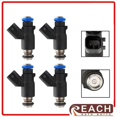 Set of 4 Fuel Injectors For 2010 2011 2012 Hyundai GENESIS COUPE 3.8L V6 FJ1104 - Image 1 of 4