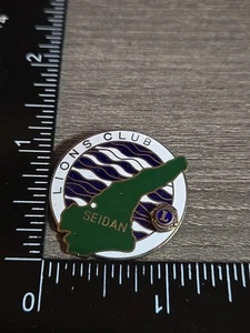 Pin de solapa Seidan Vintage Lions Club 1970 pinback Y5 - Imagen 1 de 3