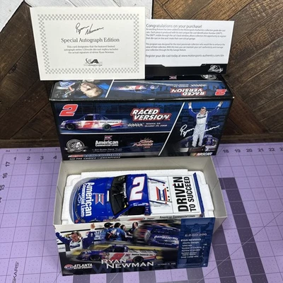#2 Ryan Newman American Commercial Lines Atlanta Win Autographed 2008 Truck - Image 1 of 4