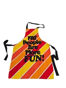 Vintage 70s Apron 1970s Advertising Microwave Funny Kitchen Retro Novelty - Picture 1 of 5