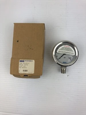 WIKA Instrument LP 9833574 Gauge Pressure 100 PSI 2.5" 233.53 - Image 1 of 2