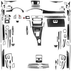 Pegatina de fibra de carbono para panel de puerta de control central para BMW Serie 3 E90 2005-2012 - Imagen 1 de 2