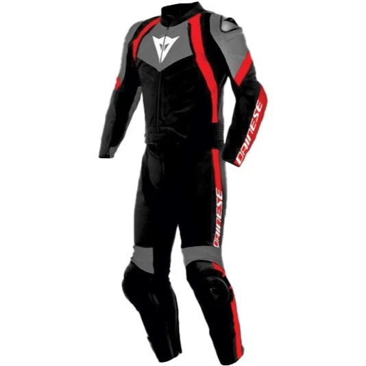 Dainese Avro 4 2tlg. Lederkombi black/anthracite/lava-red Gr. 50